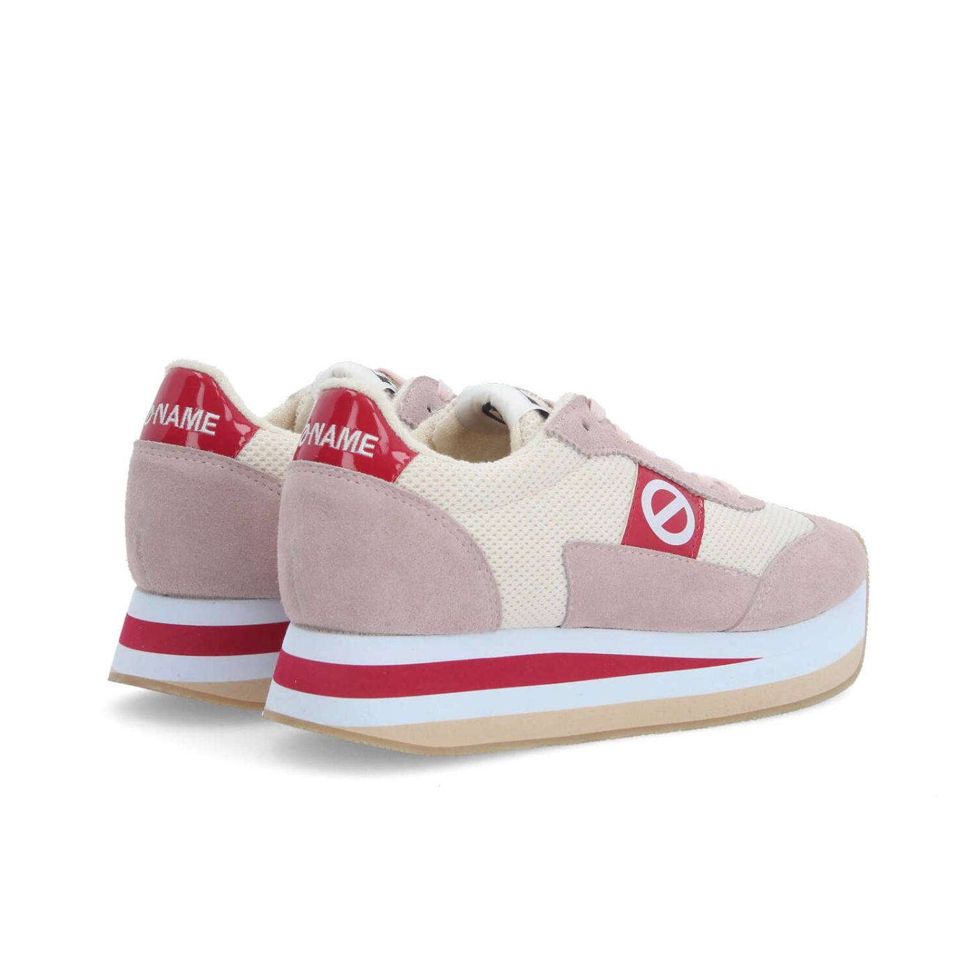 FLEX M JOGGER W - SDE/LINK.M/PAT - BLANC CASSE/ROSE/ROUGE